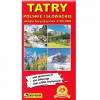 Tatry Polskie i Słowackie mapa - okładka książki