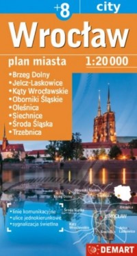 Wrocław plan miasta  8 (skala 1:20 - okładka książki