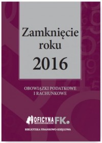 Zamknięcie roku 2016 - okładka książki