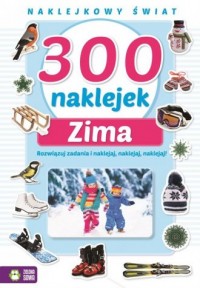 300 naklejek na zimę - okładka książki