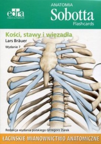 Anatomia Sobotta. Flashcards. Kości - okładka książki
