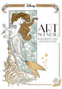 Art nouveau. Kolorowanki artystyczne - okładka książki