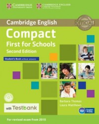 Compact First for Schools. Students - okładka podręcznika