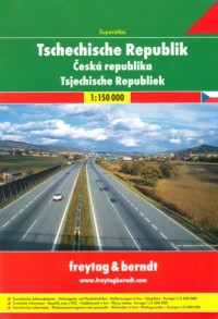 Czechy atlas samochodowy (skala - okładka książki