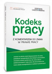 Kodeks pracy z komentarzem do zmian - okładka książki