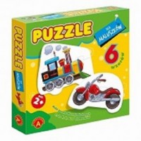 Lokomotywa (puzzle dla maluszków) - zdjęcie zabawki, gry