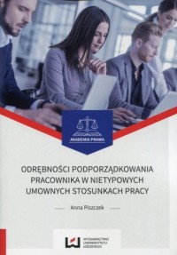 Odrębności podporządkowania pracownika - okładka książki