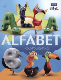 Alfabet kolorowanka - okładka książki