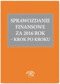 Sprawozdanie finansowe za 2016 - okładka książki
