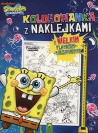 Kolorowanka z naklejkami. SpongeBob - okładka książki
