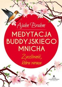 Medytacja buddyjskiego mnicha. - okładka książki