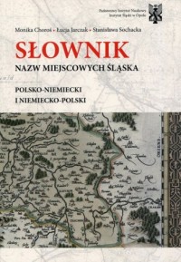 Słownik nazw miejscowości Śląska - okładka książki