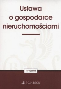 Ustawa o gospodarce nieruchomościami - okładka książki