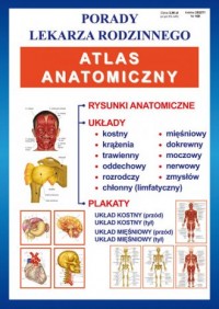 Atlas anatomiczny. Seria: Porady - okładka książki