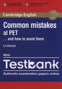 Common Mistakes at PET with Testbank - okładka podręcznika