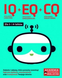 IQ + EQ + CQ dla 3-4 latków - okładka książki