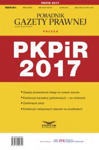 PKPIR 2017. Podatki 9/2016 - okładka książki