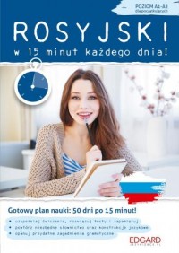 Rosyjski w 15 minut każdego dnia - okładka podręcznika