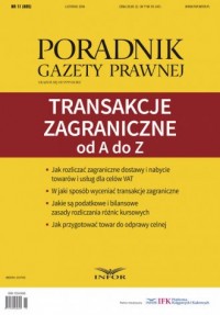 Poradnik Gazety Prawnej 11/2016. - okładka książki