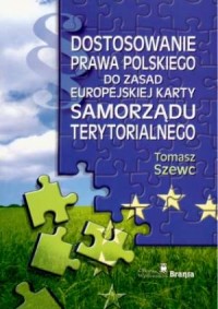 Dostosowanie prawa polskiego do - okładka książki