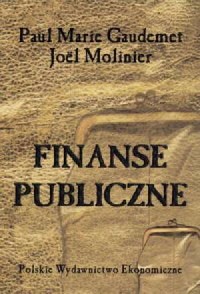 Finanse publiczne - okładka książki