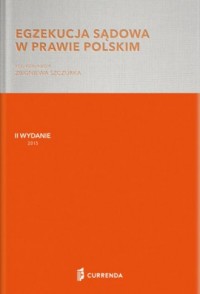 Egzekucja sądowa w prawie polskim - okładka książki