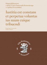 Iustitia est constans et perpetua - okładka książki