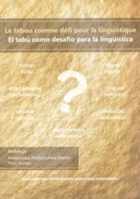 Le tabou comme défi pour la linguistique. - okładka książki