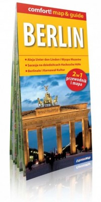 Berlin comfort! map&guide. 2w1: - okładka książki