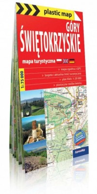 Góry Świętokrzyskie mapa turystyczna. - okładka książki
