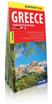 Greece premium! map papierowa mapa - okładka książki