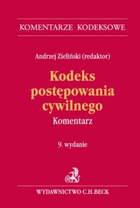 Kodeks postępowania cywilnego. - okładka książki