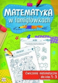 Matematyka w łamigłówkach - okładka książki