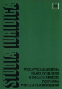 Studia Iurdica nr 64. Węzłowe zagadnienia - okładka książki