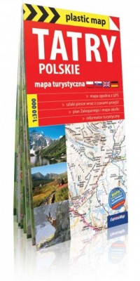 Tatry polskie mapa turystyczna. - okładka książki