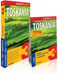 Toskania explore! guide. 3w1: przewodnik - okładka książki