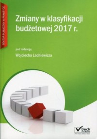 Zmiany w klasyfikacji budżetowej - okładka książki