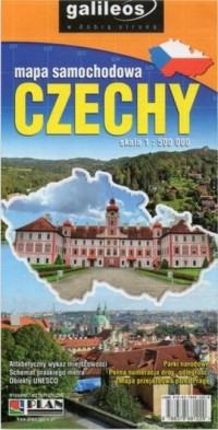 Czechy 1:500 000 - okładka książki