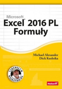 Excel 2016 PL. Formuły - okładka książki