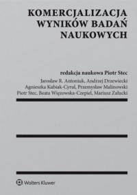 Komercjalizacja wyników badań naukowych - okładka książki