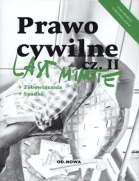 Last minute. Prawo cywilne cz. - okładka książki