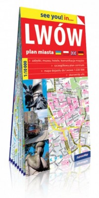 Lwów see you in... papierowy plan - okładka książki