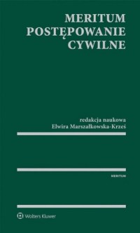 Meritum Postępowanie cywilne - okładka książki