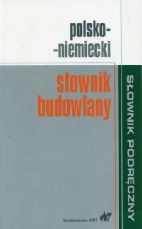 Polsko-niemiecki słownik budowlany - okładka książki