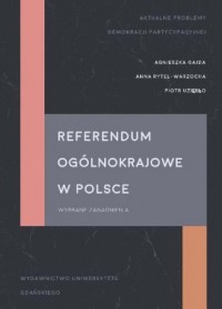 Referendum ogólnokrajowe w Polsce. - okładka książki