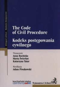The Code of Civil Procedure. Kodeks - okładka książki