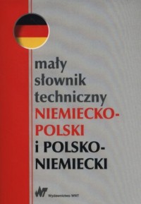 Mały słownik techniczny niemiecko-polski - okładka podręcznika