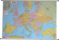 Mapa ścienna Europa administracyjno-drogowa - okładka książki