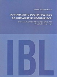 Od marksizmu dogmatycznego do humanistyki - okładka książki