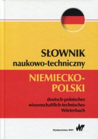 Słownik naukowo-techniczny niemiecko-polski - okładka podręcznika